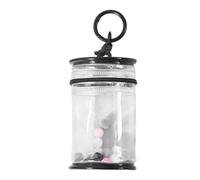 Lot de 4 sacs de rangement transparents à suspendre en plastique pour le rangement et un usage quotidien, idéal pour les voyages