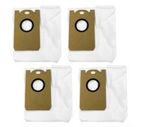Lot de 4 sacs de rechange compatibles avec aspirateur robot Okami R120 dotés de la technologie de filtration et de réduction en quatre étapes