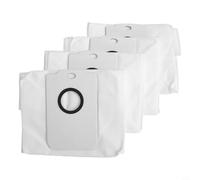 Lot de 4 sacs de récupération de poussière de rechange pour aspirateur robot Mybot X7 Pro avec fonction balai intégré et filtre à 4 couches