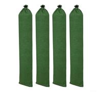Lot de 4 sacs de sable en toile robuste pour créer des barrières de protection contre les inondations dans les portes, jardins et ouvertures (19 x 120 cm)