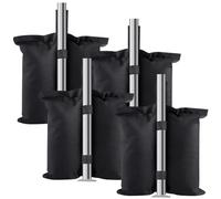 Lot de 4 sacs de sable imperméables pour tonnelle, poids de 14 kg, Oxford 800D, sacs de sable pour tonnelle, tentes, auvent, patio extérieur