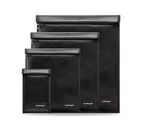 Lot de 4 sacs Faraday pour ordinateurs portables, téléphones, radio et clés de voiture, cage Faraday pour antivol, protection de porte-clés Faraday étanche et ignifuge, sac de blocage de signal RFID