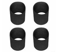 Lot de 4 sacs filtrants textiles pour aspirateurs MV1 WD1 WD2 WD3 NT Series - Kit de rechange avec filtre noir en coton et sacs en tissu pour Enhanced(B)