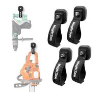 Lot de 4 sangles à crochet magnétiques robustes pour rallonges, crochets de rangement puissants pour câbles de croisière, cordes de tuyaux d'arrosage, boîte à outils d'atelier, cintres magnétiques