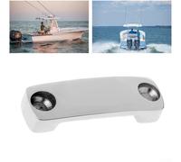 Lot de 4 sangles à œillets en acier inoxydable 316 pour fixation de corde - Qualité marine - Poli miroir - 4,8 x 1,5 cm - Pour yachts et petits bateaux