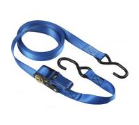 Lot de 4 sangles bleues à cliquet - 5 m x 25 mm - Résistance 300 kg MASTER LOCK