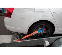 Lot de 4 Sangles d'arrimage pour Le Transport en Voiture - 1000/2000 daN