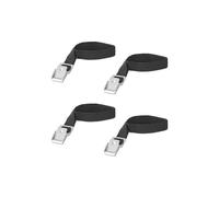 Lot de 4 sangles de fixation 40 cm | Sangle de serrage en nylon - boucle cam métallique - largeur 18 mm - lot de quatre pièces identiques