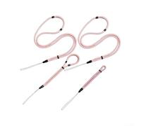Lot de 4 sangles de rechange pour ventilateur Shark ChillPill (rose) | Tissage en nylon doux, confortable au poignet, design sans nœuds, usage quotidien, accessoire pour ventilateur