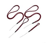 Lot de 4 sangles de rechange pour ventilateur Shark ChillPill (rouge) | Tissage en nylon doux, confortable au poignet, design sans nœuds, usage quotidien, accessoire pour ventilateur