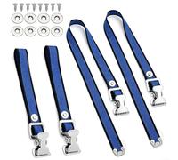 Lot de 4 sangles d'échasses pour cloison sèche - Hauteur réglable - Pièces de rechange pour échasses en aluminium - Amélioration de la maison et peinture murale - Bleu