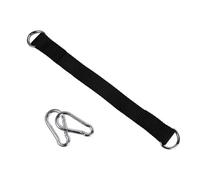 Lot de 4 sangles d'extension à barre simple, 100 kg, monocouche, for balançoire d'arbre, kit suspension, pièces gymnastique, anneau crochet robuste for l'extérieur Pour Balancoire Jardin,Hamac(25cm)