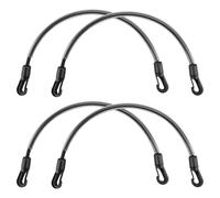 Lot de 4 sangles élastiques réglables avec agrafes à double extrémité pour animaux domestiques et accessoires d'étable 54 cm