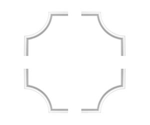 Lot de 4 segments en arc - NE-27-01