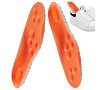 Lot de 4 semelles orthopédiques de soutien de la voûte plantaire pour femme, semelles orthopédiques confortables absorbant les chocs et respirantes, anti-fatigue, pour homme et femme