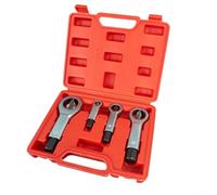 Lot de 4 séparateurs d'écrous pour un retrait sûr des écrous endommagés et rouillés, forgé à partir d'acier au chrome vanadium, équipé d'une tête de vis hexagonale extérieure pour une utilisation avec