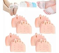 Lot De 4 Séparateurs D'orteils En Silicone Hyggear Pour Femmes, Bleu Transparent
