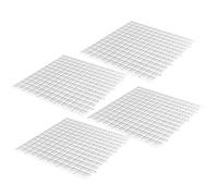 Lot de 4 séparateurs multifonctions en pour aquarium - Grille découpable à monter soi-même - Couverture d'aquarium - Panneau d'isolation épissable - Plateau filtrant inférieur - Rampe pour