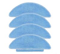 Lot de 4 serpillères à base de microfibre conçues pour Cecotec For Conga Pet For Vital 05846 robot aspirateur pour une performance fiable