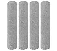 Lot de 4 serpillères à rouleau de rechange pour Dreame Aqua10 Ultra Track Complete - Lavables en microfibre - Compatible avec les aspirateurs Aqua10 Pro Track