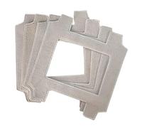 Lot De 4 Serpillères De Nettoyage For Vitres, Compatibles Avec ECOVACS Et Robot Nettoyeur De Vitres W2S, Haute Capacité D'absorption