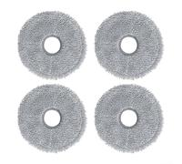 Lot de 4 serpillères de rechange en microfibre pour aspirateur Conga 11090 Spin Revolutions Home&Wash