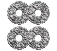 Lot de 4 serpillères de rechange en microfibre pour aspirateur robot Cecotec 13090 Spin Revolutions Home / 13090 Spin Revolutions Home & Wash