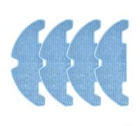 Lot de 4 serpillères de rechange en microfibre pour aspirateur robot Lefant M330 Pro avec fonctions réutilisables et lavables pour un entretien durable du sol