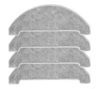 Lot de 4 serpillères de rechange en microfibre pour aspirateur robot Vexilar conçus pour s'adapter aux modèles Vexilar pour l'hygiène du sol