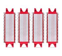 Lot de 4 serpillères de rechange en microfibre pour balai plat Vileda Ultra Max - Séchage rapide - Lavable en machine - Réutilisables