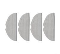 Lot de 4 serpillères de rechange en microfibre pour robot Mova/S10/S10 Plus, lavables et réutilisables