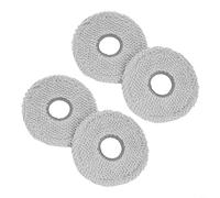Lot de 4 serpillères de rechange pour aspirateur Deebot X1, Omni, T10, Turbo Aspirateur, doux et absorbant