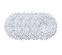 Lot de 4 serpillères de rechange pour aspirateur Eureka J12, chiffon de nettoyage en microfibre pour aspirateur robot, recharge lavable pour Eureka J12, serpillère réutilisable pour aspirateur Eureka