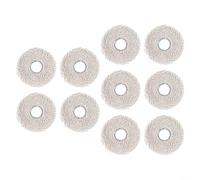 Lot de 4 serpillères de rechange pour aspirateur robot Cecotec 11090 - Tampon de nettoyage en microfibre, doux et anti-rayures, haute absorption, réutilisable, lot de 4