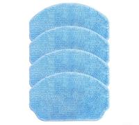 Lot de 4 serpillères de rechange pour aspirateur robot IRBIS 0321 0121 - Fonctionne avec VCRO4W VR1321S Teendow BR151