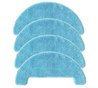 Lot de 4 serpillères de rechange pour aspirateur robotique compatibles avec E20 E30 E31 EC30MQ en microfibre très absorbantes pour taches tenaces, jus et huile