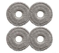 Lot de 4 serpillères de rechange pour MOVA P10 Pro et pour aspirateur Ultra Robot, chiffons lavables en microfibre pour le nettoyage du sol