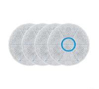 Lot de 4 serpillères de rechange pour robot aspirateur DREAME Cyber 10 Ultra, chiffons en microfibre lavables pour sols durs, montage facile, 2/4 pièces