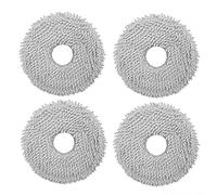 Lot de 4 serpillères de rechange pour robotique compatibles avec P10/QRevo