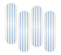 Lot de 4 serpillères de rechange pour Vileda H2PrO et O-Cedar H2PrO - Microfibre - Élimination de la saleté tenace - Lavables et réutilisables