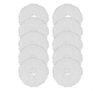 Lot de 4 serpillères douces pour aspirateur robot Eureka J12 Ultra, tampons de rechange en microfibre pour la maison avec animaux domestiques et enfants (lot de 10)