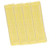 Lot de 4 Serpillères en Microfibre Compatible avec Kärcher EasyFix WV2 WV5 WV6 Plus Premium Chiffons de Nettoyage Rechange Bonnette Nettoyeur Vitre Réutilisable pour Aspirateur de Fenêtre Lingette