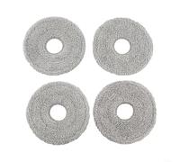 Lot de 4 serpillères en microfibre compatibles avec Cecotec pour CONGA 15090 16090 AI SpinArm Home & Wash, tampons de rechange robustes