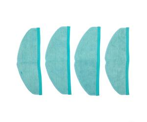 Lot de 4 serpillères en microfibre efficaces pour robots Conga Cecotec compatibles avec les modèles 8090 Ultra et 9090 AI