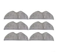Lot de 4 serpillères en microfibre haute densité compatibles avec aspirateur robot Xiaomi Mijia E5 pour polissage et retrait de la poussière lavables et réutilisables