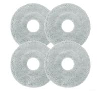 Lot de 4 serpillères en microfibre lavables en machine pour aspirateur Lefant pour robot M3L