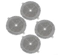 Lot de 4 serpillères en microfibre pour aspirateur Bosch Unlimited 7 ProHygienic BCS71HYG1, compatibles avec Aqua BBS71BHYG BCS712HYG5 BCS71HYG2-BCS71HYG4, lavables à 40 °C