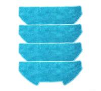 Lot de 4 serpillères en microfibre pour aspirateur robot Redkey R10, lavables et réutilisables, chiffons de nettoyage de rechange directs pour poils d'animaux et maisons sans danger pour les enfants