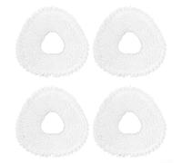 Lot de 4 serpillères humides et sèches pour Narwal pour freo Z10 Ultra pour Z for x10 Pro - Chiffon en fibre ultra fine pour nettoyer efficacement les gouttes d'huile, les traces de poussière, les