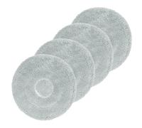 Lot de 4 serpillères lavables en microfibre pour aspirateur robot LEFANT M3L - Tampons de rechange compatibles avec nettoyeur de sol robotique, facile à installer